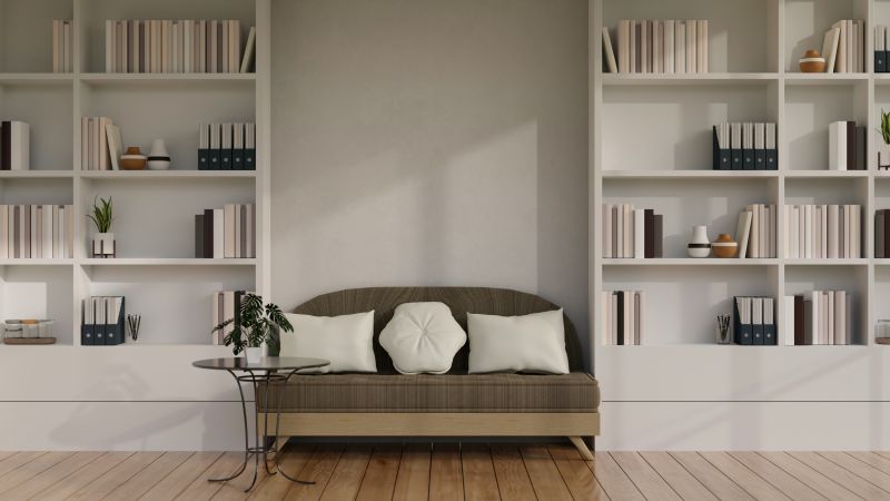 Built In Bookcase Installation in Woodbridge, VA