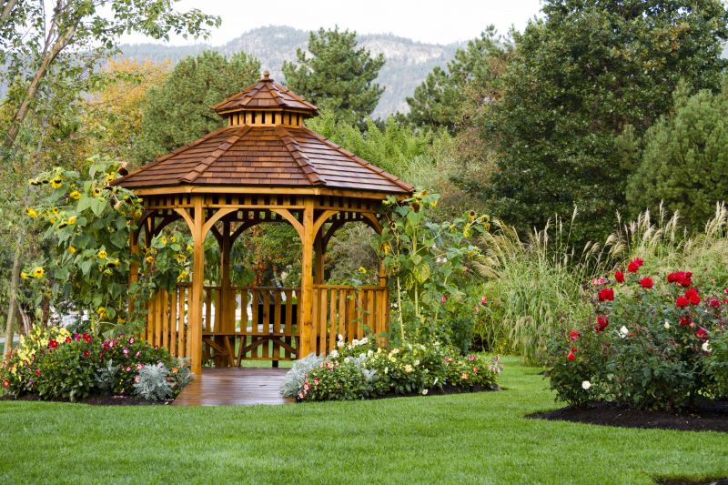 Cedar Gazebo Installation in Kansas City, KS