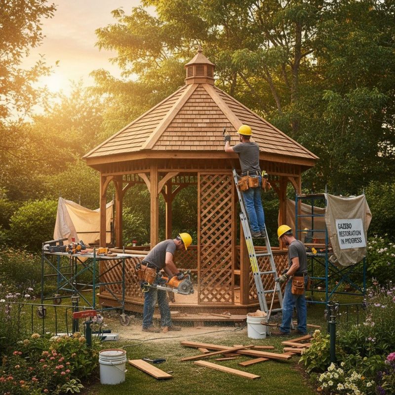 Gazebo Roof Repair in Wilmington, NC