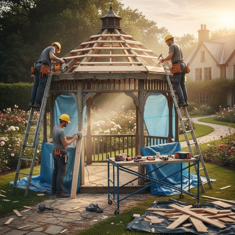 Gazebo Roof Repair in Wilmington, NC