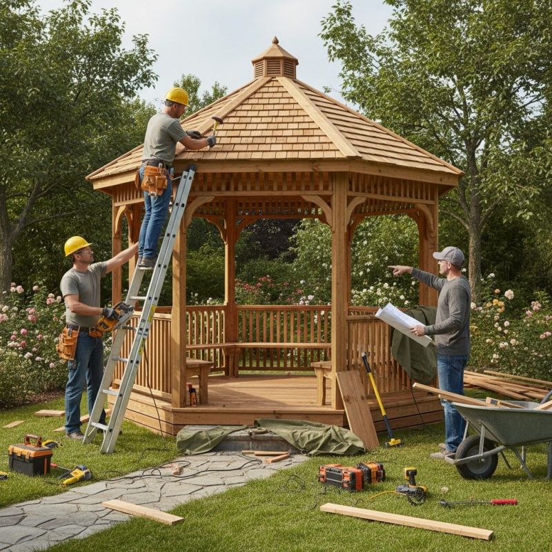 Gazebo Roof Repair in Alpharetta, GA