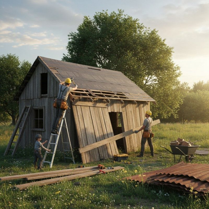 Shed Repair in Conroe, TX