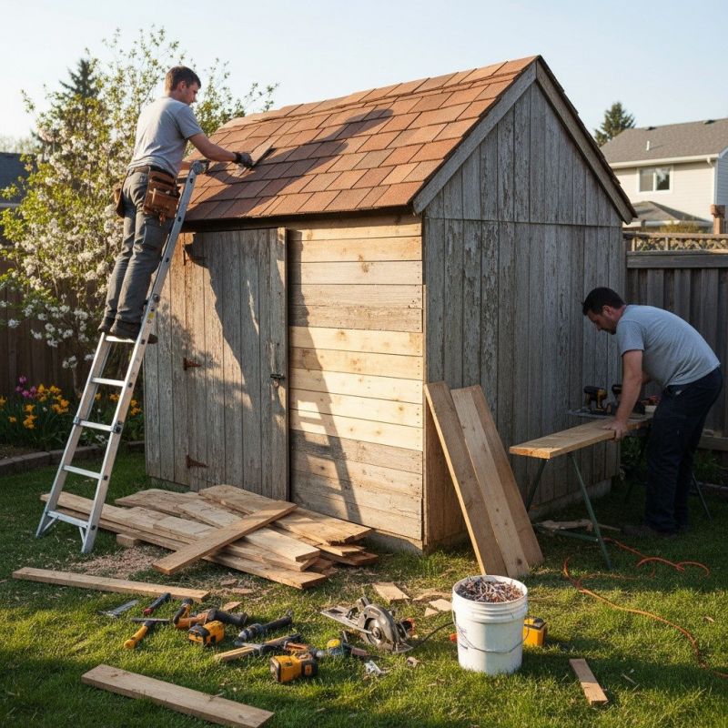 Wooden Carport Repair in Kansas City, KS